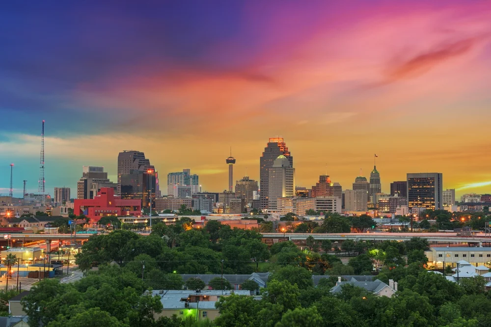 San Antonio city view supplied by the site owner